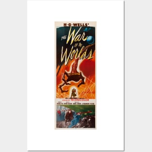 THE WAR OF THE WORLDS H.G Wells Science Fiction Vintage Movie Posters and Art